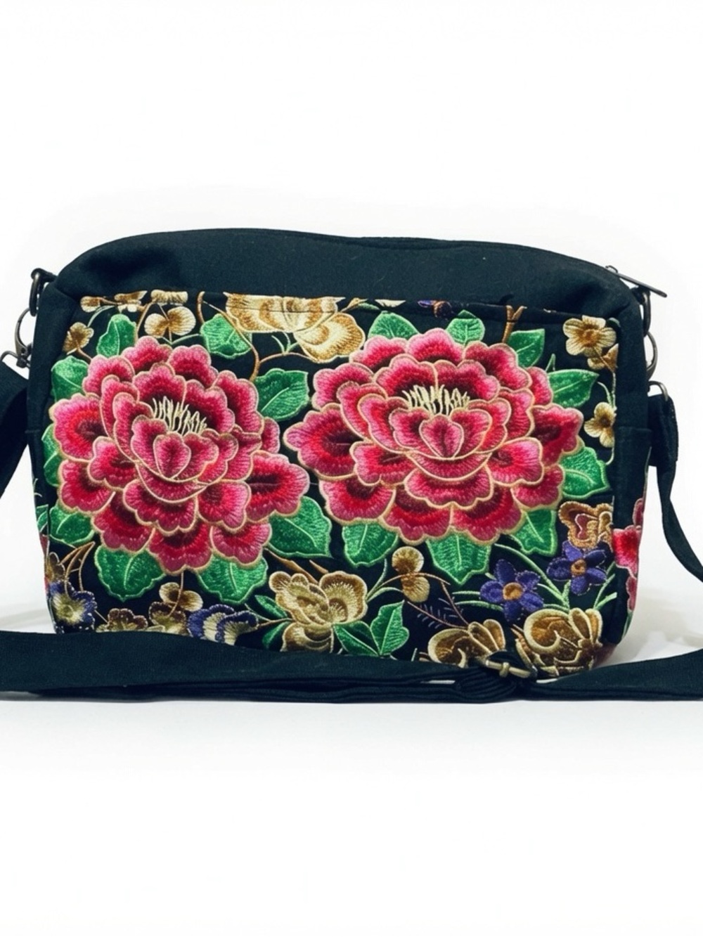 Embroidered Crossbody/Shoulder Bag – Versatile & Eye-Catching!